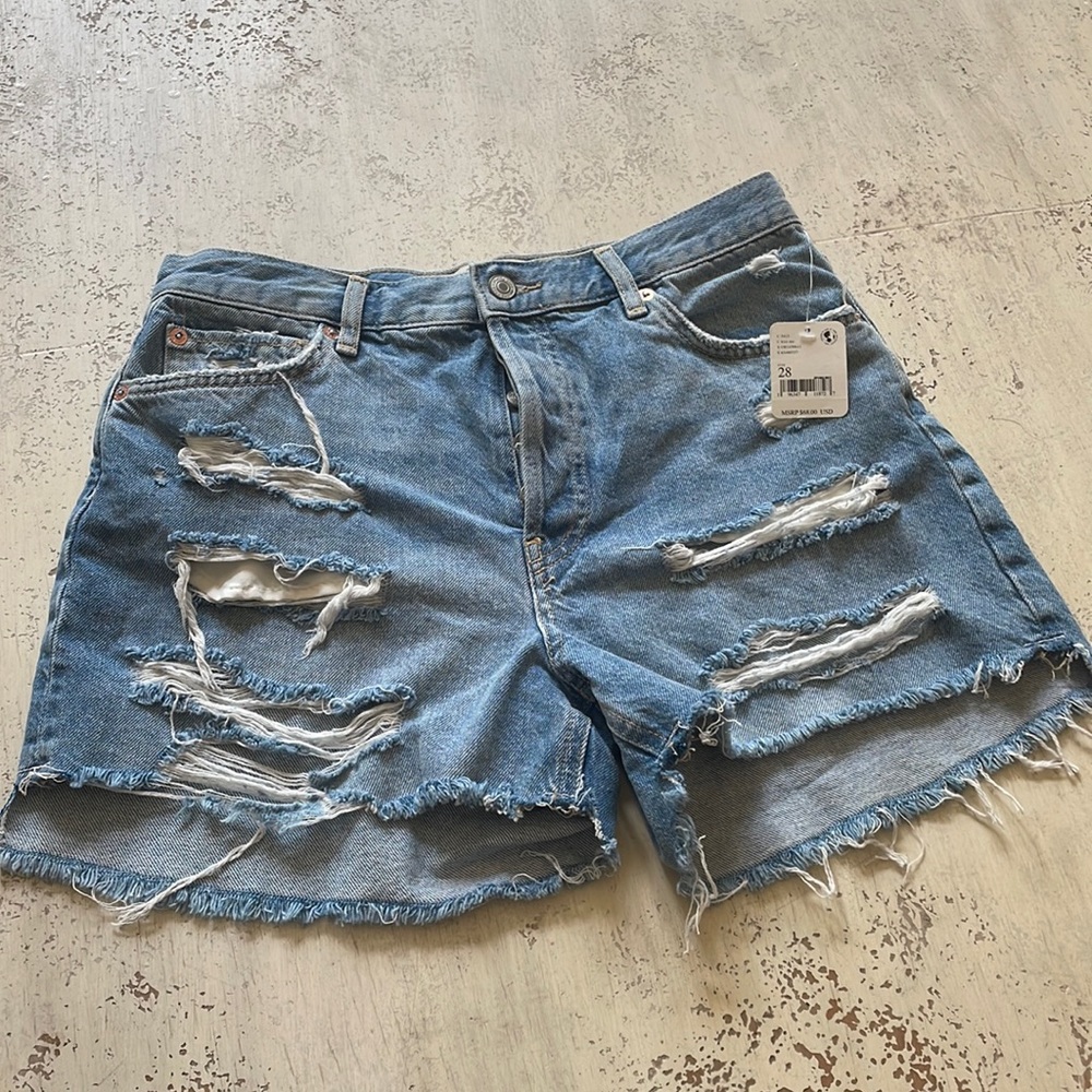 Free People NWT Denim Shorts